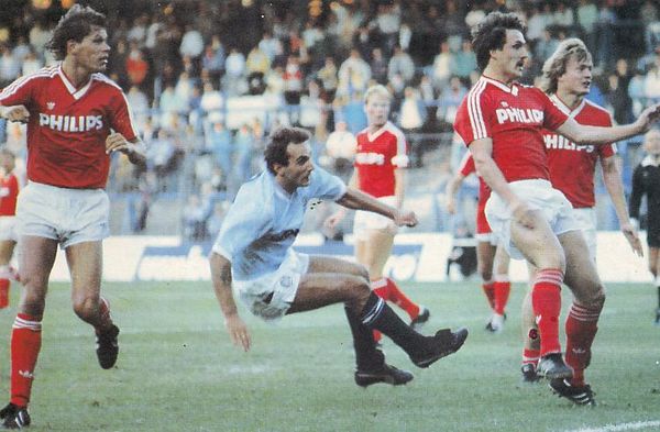 psv friendly 1987 to 88 Varadi citys 2nd goal